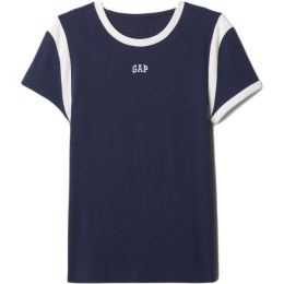 Снимка на GAP SS ABBRV LOGO Дамска тениска, тъмносин, размер