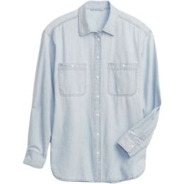 Снимка на GAP THE BIG SHIRT Дамска риза, светлосиньо, размер