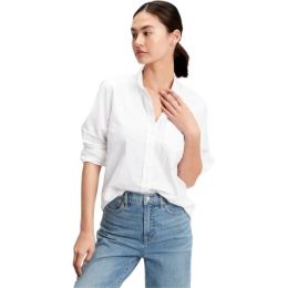 Снимка на GAP V-FRCH FITTED OXFORD Дамска риза, бяло, размер