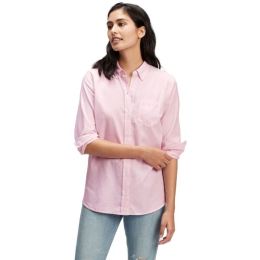 Снимка на GAP V-FRCH FITTED OXFORD Дамска риза, розово, размер