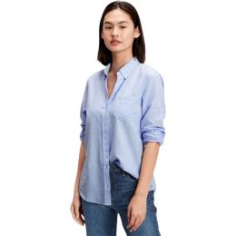 Снимка на GAP V-FRCH FITTED OXFORD Дамска риза, светлосиньо, размер