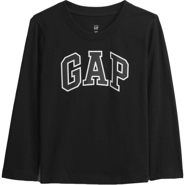 Снимка на GAP V-FRCH LS LOGO TEE Детска тениска, черно, размер 2Y