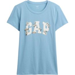 Снимка на GAP V-FRNCH SS LOGO CLSSC TEE FA25 Дамска тениска, светлосиньо, размер
