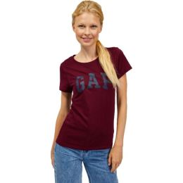 Снимка на GAP V-GAP SS CLSC TEE Дамска тениска, винен, размер