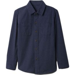 Снимка на GAP V-LS FLANNEL Момчешка риза, тъмносин, размер