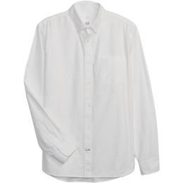 Снимка на GAP V-LS STANDARD OXFORD Мъжка риза, бяло, размер
