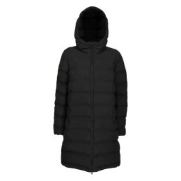 Снимка на Geox W SPHERICA LONG PARK - WEAVED Дамско яке тип парка, черно, размер