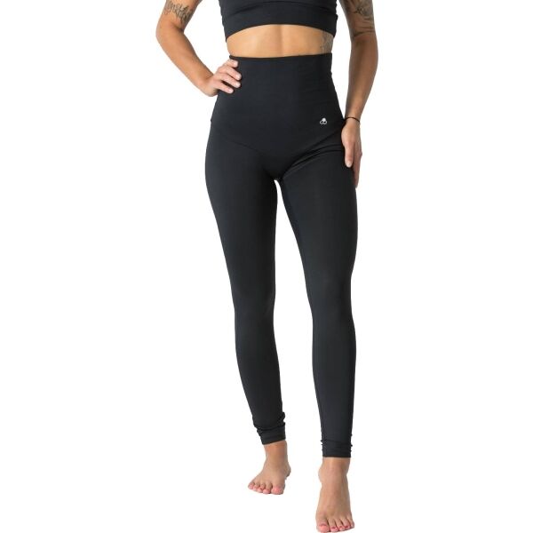 Снимка на GOLDBEE PULL-DOWN LEGGINGS Дамски клин, черно, размер XXXL
