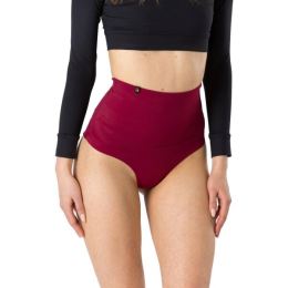 Снимка на GOLDBEE SHAPEWEAR SWIMWEAR BOTTOMS Дамски бански с пристягане, винен, размер