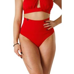 Снимка на GOLDBEE SHAPEWEAR SWIMWEAR BOTTOMS Дамски бански с пристягане, червено, размер
