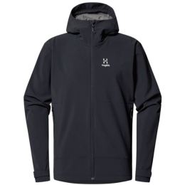 Снимка на HAGLÖFS CHILLY SOFTSHELL HOOD M Мъжко софтшел яке, черно, размер