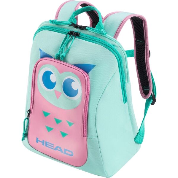 Снимка на Head KIDS TOUR BACKPAK 14L OWL Чанта за тенис ракети, светло-зелено, размер