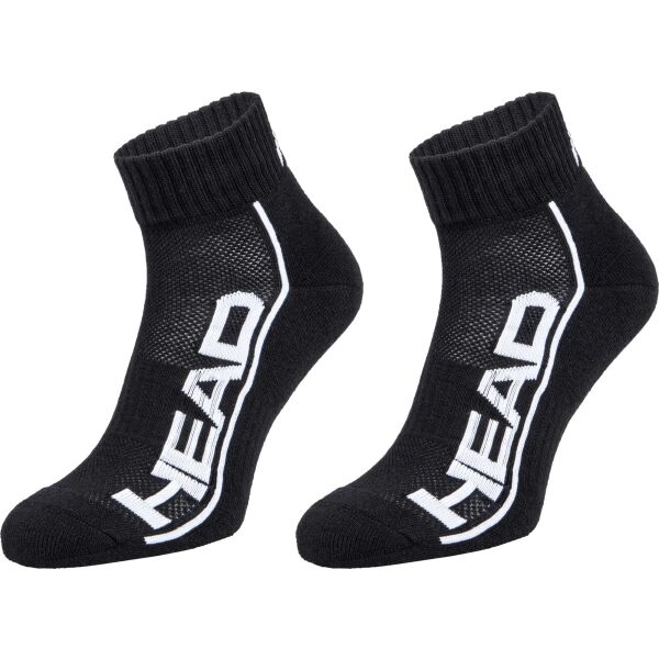 Снимка на Head PERFORMANCE QUARTER 2P UNISEX Спортни чорапи, черно, размер 39-42
