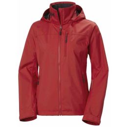 Снимка на Helly Hansen CREW HOODED JACKET 2.0 W Дамско яке за яхтинг, червено, размер