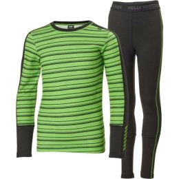 Снимка на Helly Hansen JR GRAPHIC LIFA MERINO SET Юношески комплект, зелено, размер