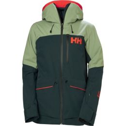 Снимка на Helly Hansen POWCHASER LIFALOFT JACKET W Дамско скиорско яке, зелено, размер