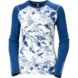 Снимка на Helly Hansen W LIFA ACTIVE GRAPHIC CREW Дамско високо функционално бельо, синьо, размер