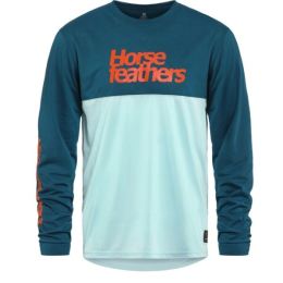 Снимка на Horsefeathers FURY Мъжка тениска за колоездене, светлосиньо, размер