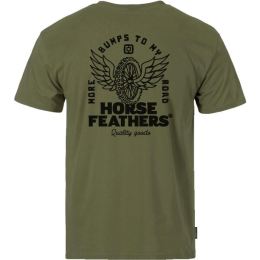 Снимка на Horsefeathers WHEEL Мъжка тениска, khaki, размер
