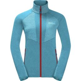 Снимка на Jack Wolfskin BLATTSTEIG FZ W Дамско outdoor яке, светлосиньо, размер