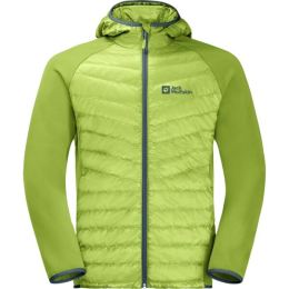 Снимка на Jack Wolfskin ROUTEBURN PRO HYBRID M Мъжко яке за туризъм, зелено, размер