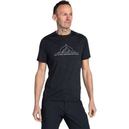 Снимка на KILPI МЕРИН Мъжка тениска от мерино, тъмносиво, размер