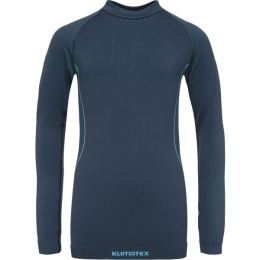Снимка на Klimatex CHIKO SEAMLES Детска безшевна термо тениска, тъмносин, размер 140-146