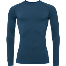 Снимка на Klimatex LAMB MERINO Мъжка безшевна термо тениска, тъмносин, размер XL/XXL