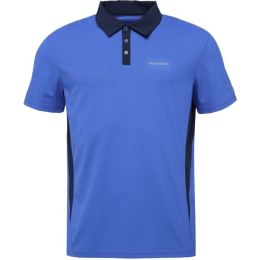 Снимка на Klimatex MALCOLM Мъжка тениска с яка, синьо, размер XXXL