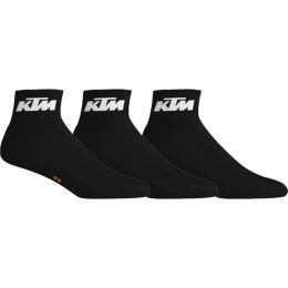 Снимка на KTM SOCKS SHORTY 3P Унисекс чорапи, черно, размер