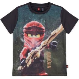 Снимка на LEGO&reg; kidswear LWTANO 106 Момчешка тениска, черно, размер