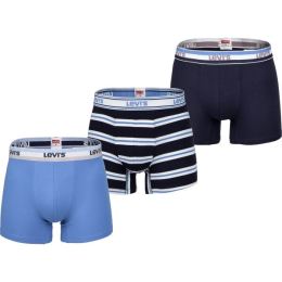 Снимка на Levi's&reg; MEN BACK IN SESSION TRUNK 3P Мъжки боксерки, тъмносин, размер