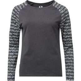 Снимка на LOAP AMALI Дамска тениска, тъмносиво, размер