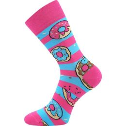 Снимка на Lonka DONUT Мъжки чорапи, розово, размер 35-38