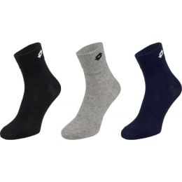 Снимка на Lotto PLAYER MIDI SOCKS 3P Комплект чорапи, черно, размер