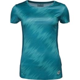 Снимка на Lotto RUNNING TEE W PRT2 Дамска тениска за бягане, тюркоазено, размер