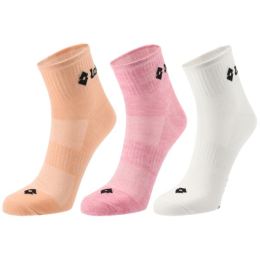 Снимка на Lotto SPORT SOCK 3 PK Дамски чорапи, оранжево, размер
