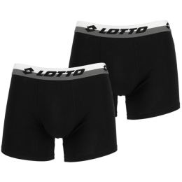 Снимка на Lotto TRAIANUS 2PACK Мъжки боксерки, черно, размер