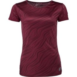 Снимка на Lotto WORKOUT TEE W Дамска спортна тениска, винен, размер