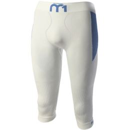 Снимка на Mico 3/4 TIGHT PANTS M1 SKINTECH Мъжки 3/4 термо клин, бяло, размер