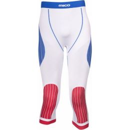 Снимка на Mico 3/4 TIGHT PANTS OFFICIAL CZE Спортно бельо 3/4 клин Official CZE, бяло, размер