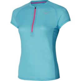 Снимка на Mizuno TRAIL DRYAEROFLOW HZ TEE Дамска тениска за бягане, светлосиньо, размер