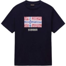 Снимка на Napapijri S-DRAPEAU Мъжка тениска, тъмносин, размер