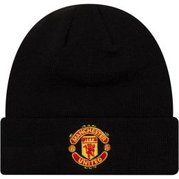 Снимка на New Era CORE CUFF BEANIE MANCHESTER UNITED Мъжка шапка, черно, размер UNI