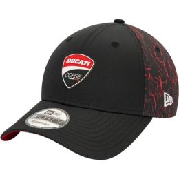 Снимка на New Era DUCATI MOTOR CRINKLE AOP 9FORTY Шапка с козирка, черно, размер