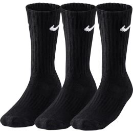 Снимка на Nike 3PPK VALUE COTTON CREW 3PPK VALUE COTTON CREW - Спортни чорапи, черно, размер