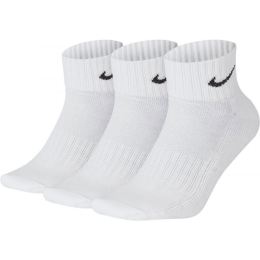 Снимка на Nike 3PPK VALUE COTTON QUARTER 3PPK VALUE COTTON QUARTER - Спортни чорапи, бяло, размер