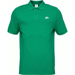 Снимка на Nike CLUB Мъжка тениска с яка, зелено, размер