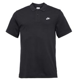 Снимка на Nike CLUB Мъжка тениска с яка, черно, размер XXXL