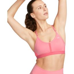 Снимка на Nike DF INDY V-NECK BRA W Дамско спортно бюстие, розово, размер